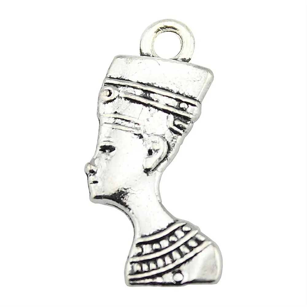 WYSIWYG 6pcs 28x13mm Egypt Pharaoh Charm Pendants For Jewelry Making