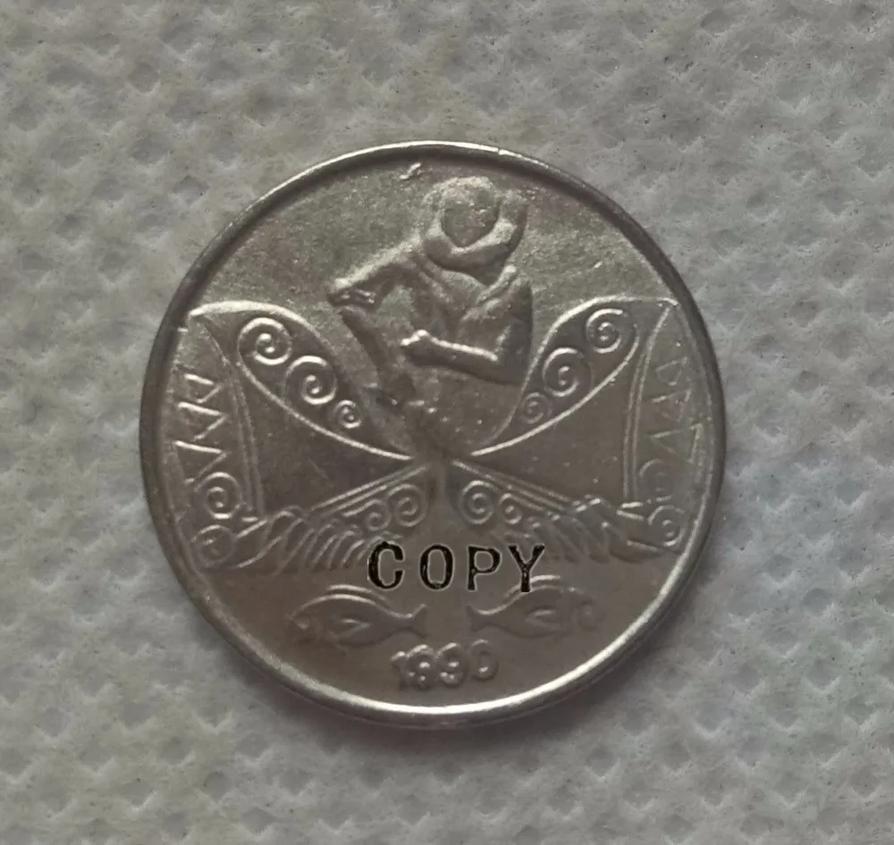 

1990 Brazil 5 Centavos (Fisherman) COPY COIN commemorative coins-replica coins medal coins collectibles
