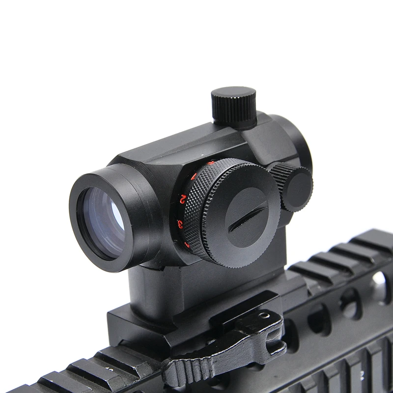 

Red Dot Sight Quick Fix Tactical Hunting Red&Green Reflex Scopes With High/Low Dual Profile Rail Mount Airsoft Air Guns Rifle