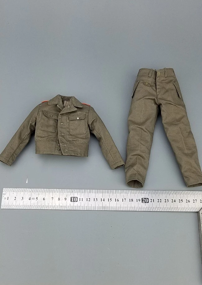 16 SS054 German Military Policeman Army's Uniforms Clothes Set Pants Coat for 12''Action Figures Bodies