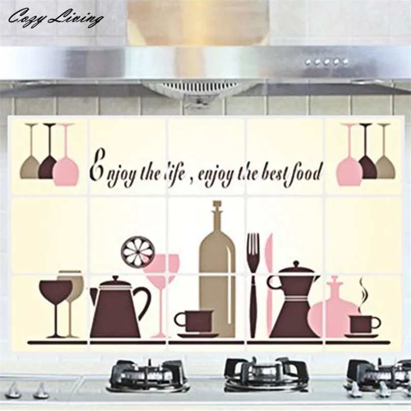 Wall Stickers DIY Kitchen Pattern Removable Vinyl Decal Home Decor Wall Sticker Decal Removable