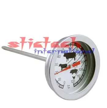

by dhl or ems 200pcs 2016 New Arrive Stainless Steel Pocket Probe Thermometer Gauge For BBQ Meat Food Kitchen Cooking Gauge