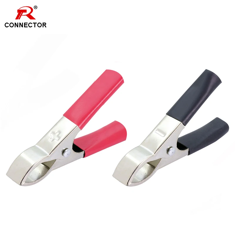 

8pcs 72.5MM/2.85" Alligator Clip, 21mm Open Mouth, Crocodile Clamp Clips Electrical Probe for Testing Car Auto Battery