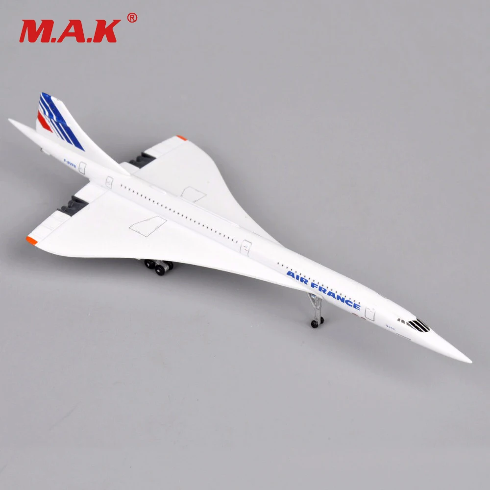 Дети самолет игрушки Concorde 1:400 весы Air Франция 1976-2003 литые под давлением металлические транспортные средства белый мини самолет для детей подарок