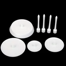 Торт, стойка для торта глазурью крем Кондитерские инструменты для украшения торта игла для цветка Инструменты для выпечки ногтей 4 шт./компл