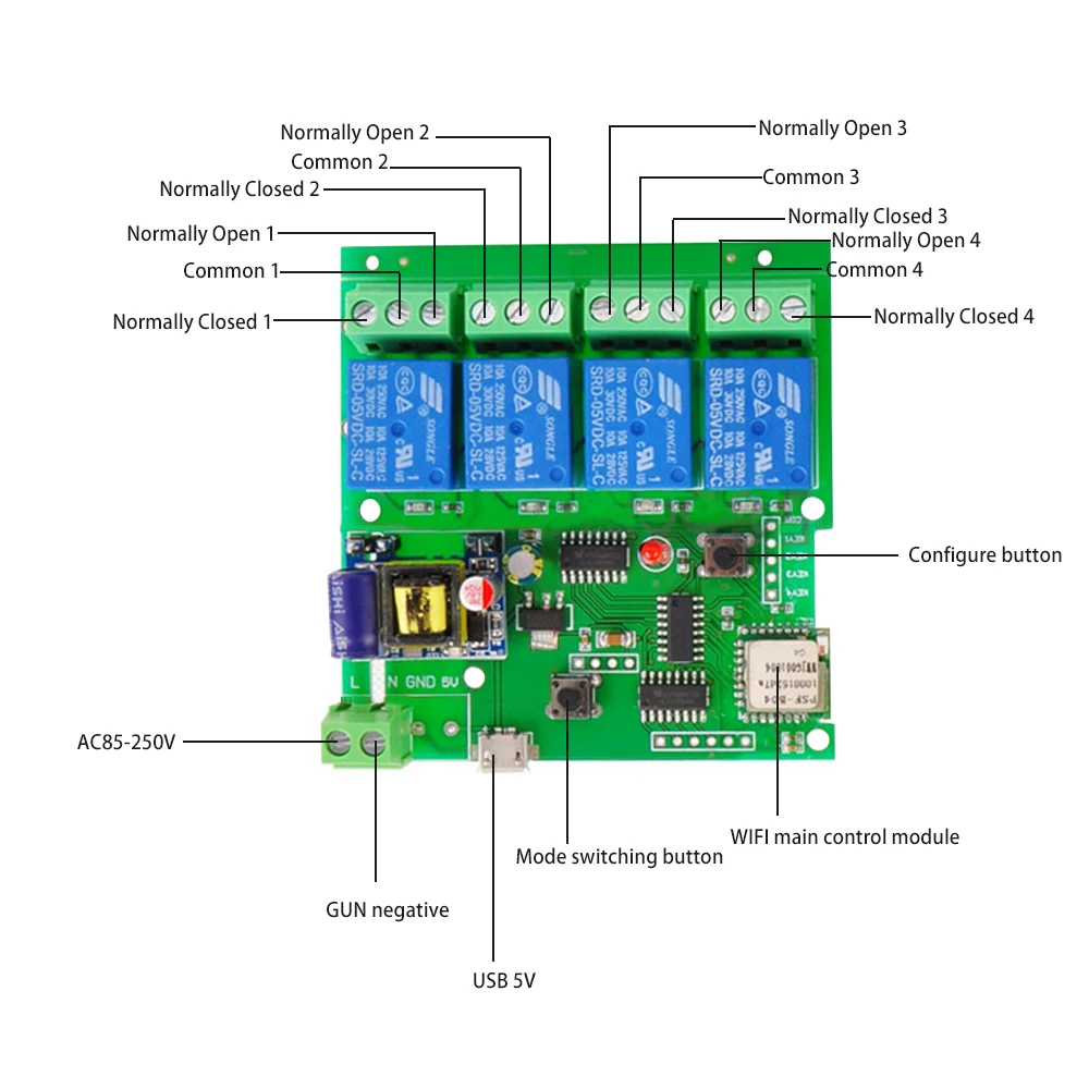 DC5V 12 в 24 в 32 в wi-fi переключатель беспроводной релейный модуль модули для автоматизации умного дома телефон приложение дистанционное управление таймер переключатель