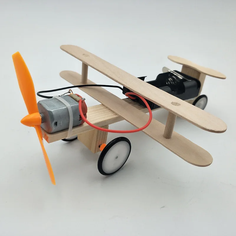 

Gliding Plane model Eletric DIY Drone STEAM Glider for Boy and Girl Science Experiment Teaching Aid Child Gift without Battery