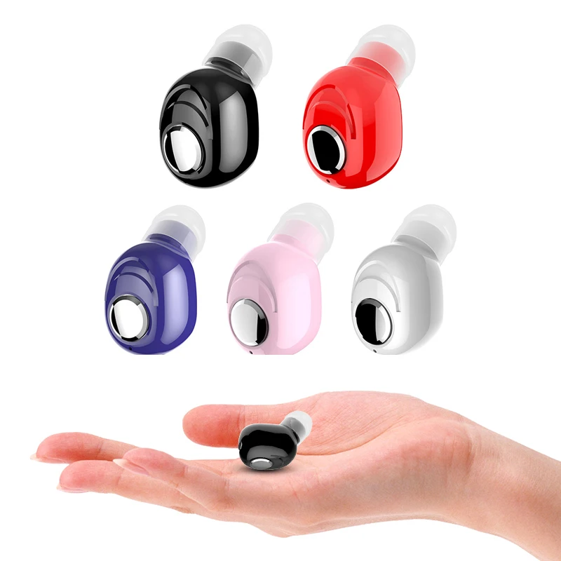 Мини Bluetooth наушники гарнитура Беспроводные наушники-вкладыши Hands-free для
