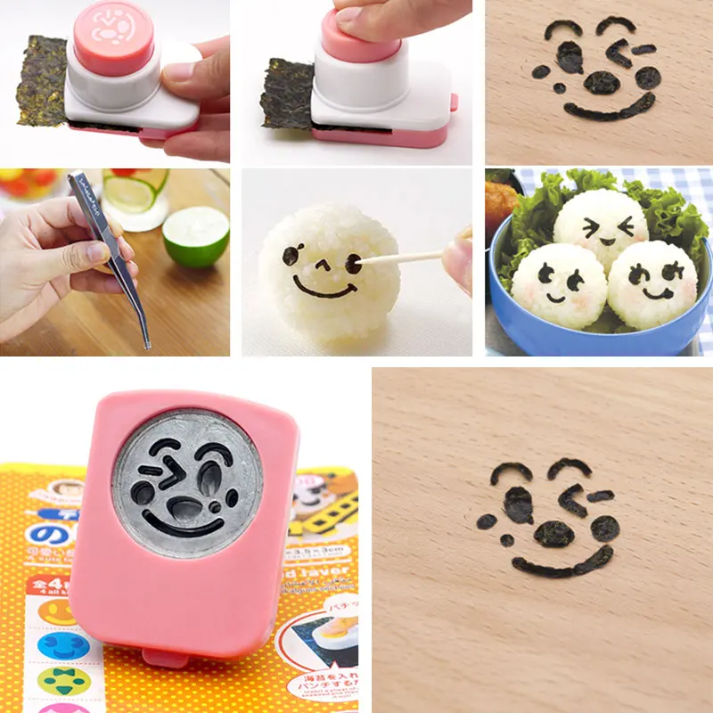 

Rice Ball Mold Cartoon Embossing Device Variety Shape Seaweed Embossing Tool