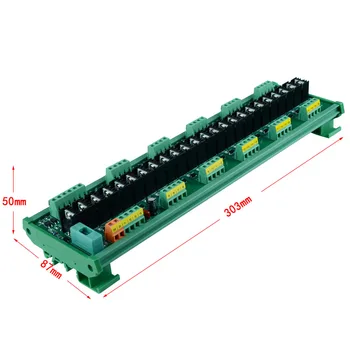 

24 channels DC PLC amplifier Board DC transistor output protection board solenoid valve drive board contactless relay