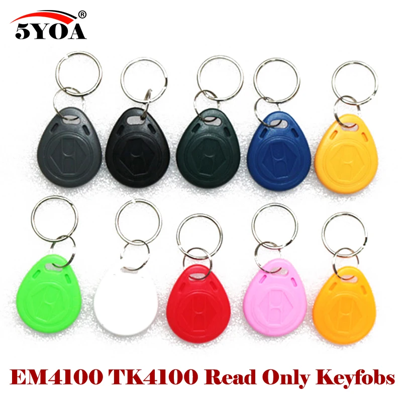 5YOA 10 шт. EM4100 125 кГц ID брелок rfid метка llaveros llavero Porta Chave карта стикер маркер кольцо