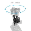 Adaptateurs de casque, supports métalliques, Rotation à 360 degrés, pour Gopro, DJI, Osmo, Action, EKEN, caméra d'action ► Photo 3/6