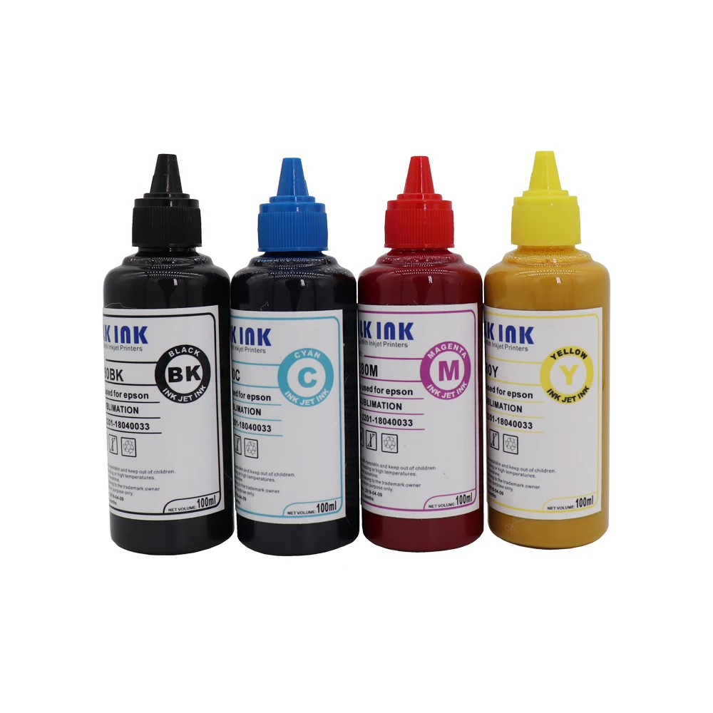 400 ML Universal Sublimation Ink For Heat Press Machine for Epson Inkjet Printers Heat Transfer Used For T-shirt/Mug/Cup/Shoes 400 ML Universal Sublimation Ink For Heat Press Machine for Epson Inkjet Printers Heat Transfer Used For T-shirt/Mug/Cup/Shoes