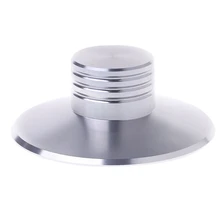 Lp Виниловый проигрыватель сбалансированный металлический диск стабилизатор вес зажим проигрыватель Hifi(серебро