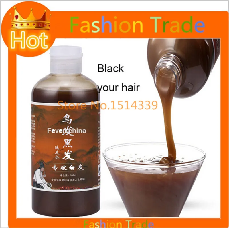 2 Pcs Grey Hair Removal Anti White Hair Shampoo Treatment Of Black