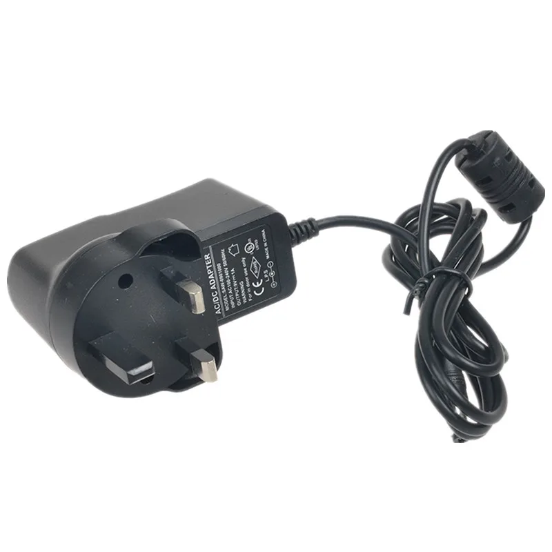 Caline AC100V-240V к DC9V/1A адаптер AC Plug+ 3 головки мульти-интерфейс педали соединительный кабель питание аксессуары для гитары - Цвет: UK