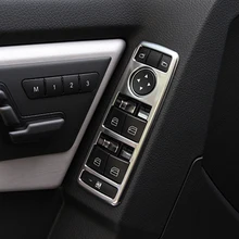 5pcs Carbon ABS Window Lift Switch Button Frame Trim For Mercedes-Benz A B C E GLE GLA CLA GLK Class W176 W204 W212 W166 W218 автомобильное зеркало cla glk abs