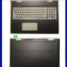 Wellendorff /Org чехол s для hp для Envy X360 15-BP 15M-BP Упор для рук клавиатура ободок верхняя крышка+ Нижняя основа чехол, черный коричневый