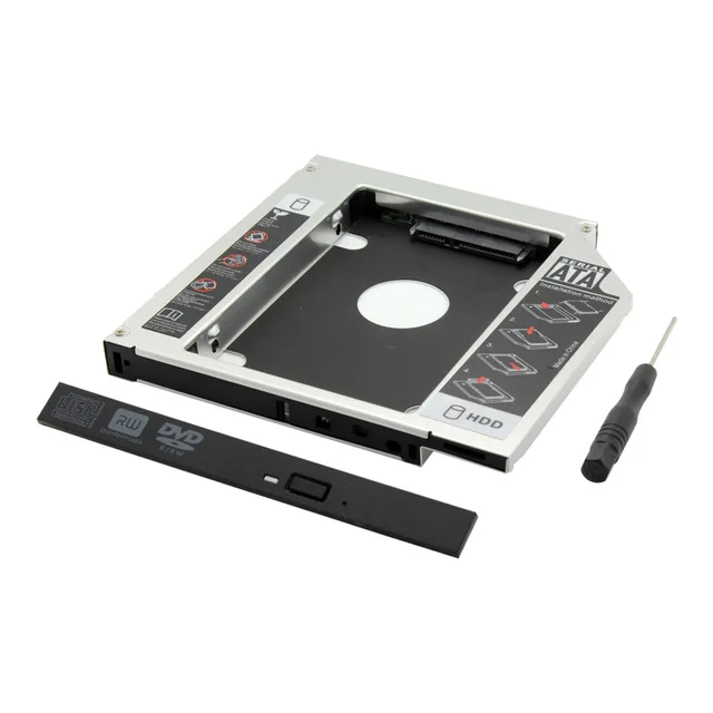 

for H P PAVILION DV6 DV7 DV5 Series Laptop HDD SSD Caddy Second Hard Disk Drive Enclosure CD DVD Optical Bay Replacement Case