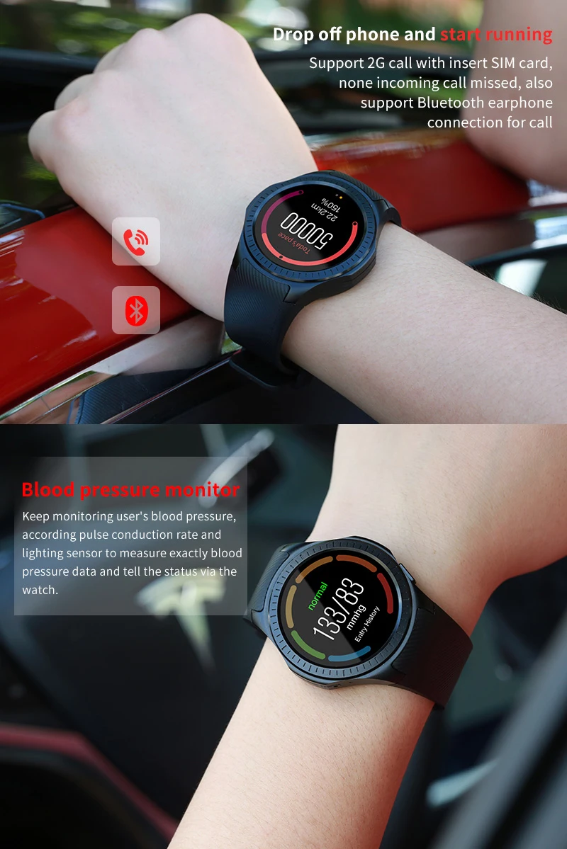 WQ L1 Встроенный gps Смарт-часы кровяное давление Smartwatch монитор сердечного ритма 2G камера вызова высота измерения reloj inteligente