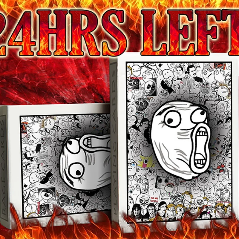 Rage Comic игральные карты покер размер колода на заказ Ограниченная серия Запечатанный магический реквизит