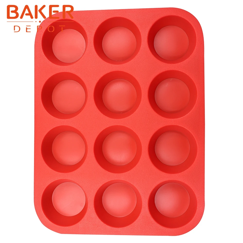 

silicone bakeware mold 12 lattices jelly pudding cupcake mold Muffin silicone Cake Molds CDSM-083