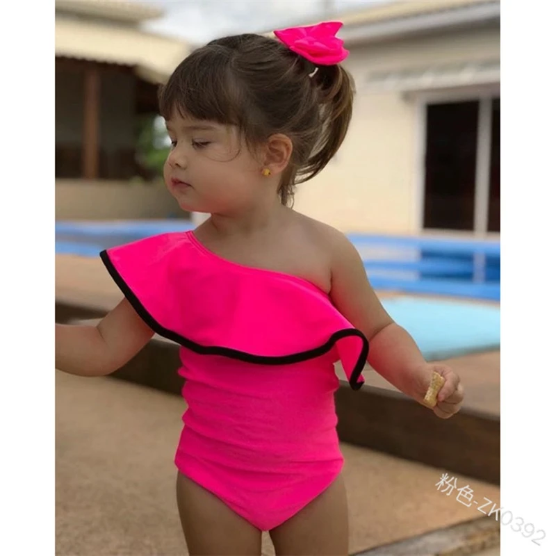 Летний модный купальный костюм для маленьких девочек; купальный костюм; Новинка года; детский купальный костюм для водных видов спорта