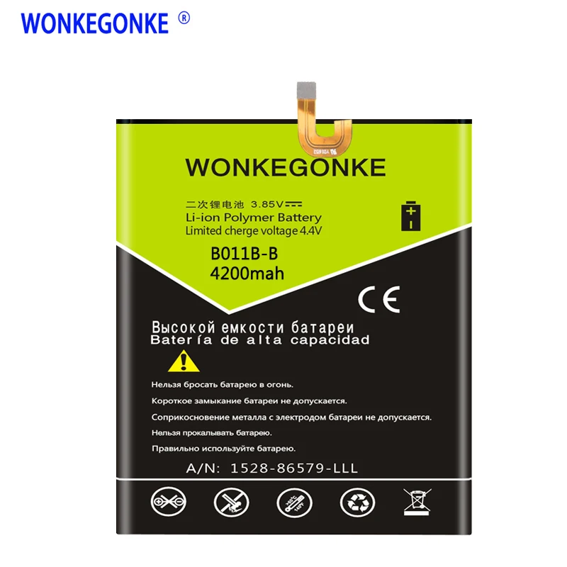 

WONKEGONKE 4200mah for HTC G011B-B battery for Google nexus Pixel 2 XL (G011B-B) Batteries Bateria