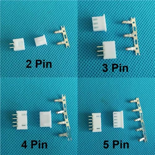 

60set 2.54mm 2p 3p 4p 5p 6p 7p Pitch Terminal / Housing / Pin Header Connector Wire Connectors Adaptor XH Kits Each 10 Sets
