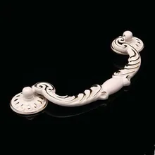 128mm vintage fashion deluxe shaky ivory white furniture decoration hardware handles 5″ white gold drawer cabinet pulls handles