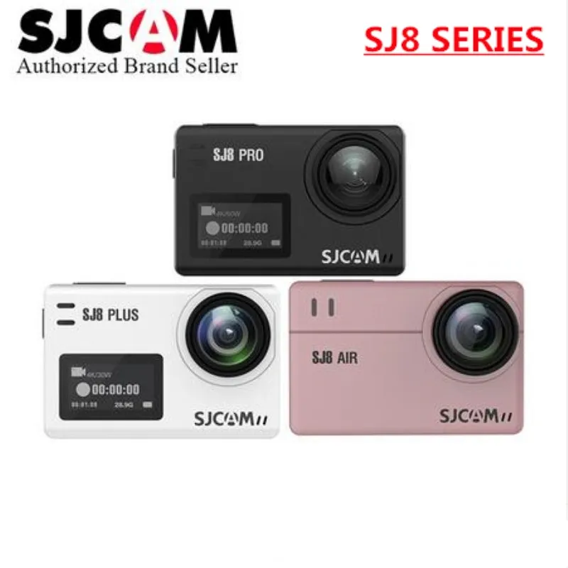 

SJCAM SJ8 Series Action Camera SJ8 Air & SJ8 Plus & SJ8 Pro 4K Touch Screen with Anti Shake go Waterproof pro wifi Sports Camera