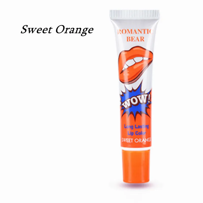 Отшелушивающий стойкий блеск для губ, маска, водостойкая, Labiales, тинт для губ, макияж, тату, матовый блеск для губ, помада, бальзам для женщин, косметика - Цвет: Sweet Orange