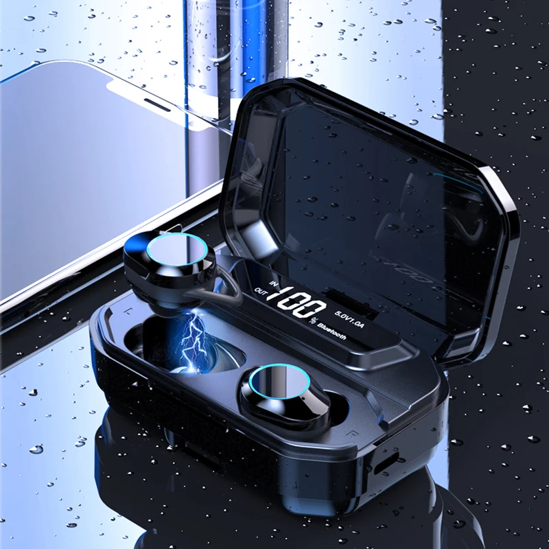 

BANDE TWS Earbuds Sound Effect Improve X6 Upgrade Bluetooth Wireless Earphone With Charger Box 3300mAh And Power Display