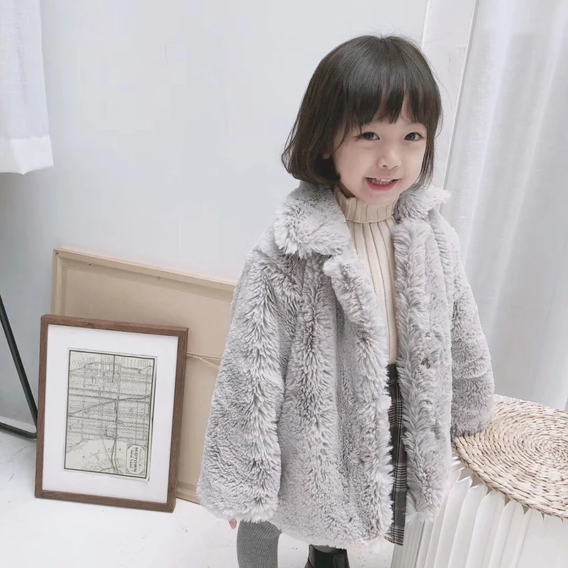 От 2 до 10 лет пальто с искусственным мехом для девочек детские меховые куртки меховое пальто с вышитым единорогом для маленьких девочек зимнее пальто принцессы для девочек детский зимний комбинезон