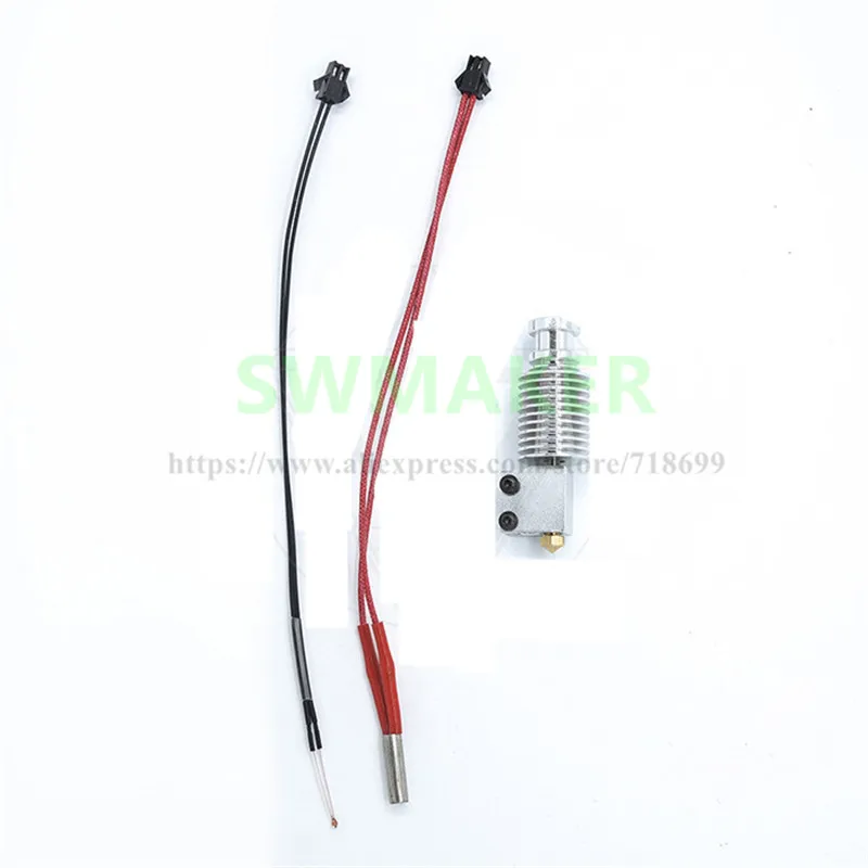 SWMAKER все металлические Боуден hotend V6 сопло Volcano для TEVO 3D аксессуары для принтера