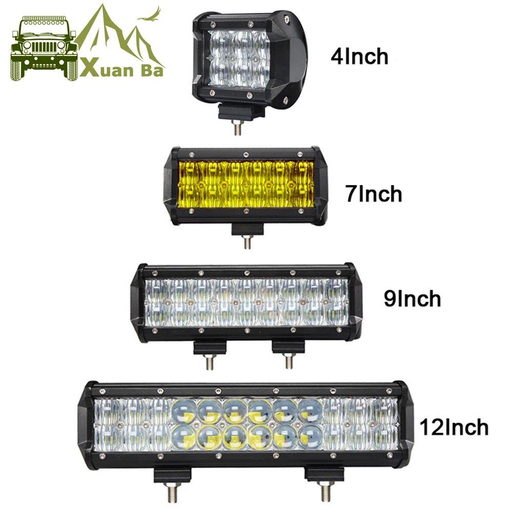 4 &quot7&quot 9 &quot12&quot 15 &quot17 дюймов 5D светодиодный светильник для внедорожников 4x4 4WD
