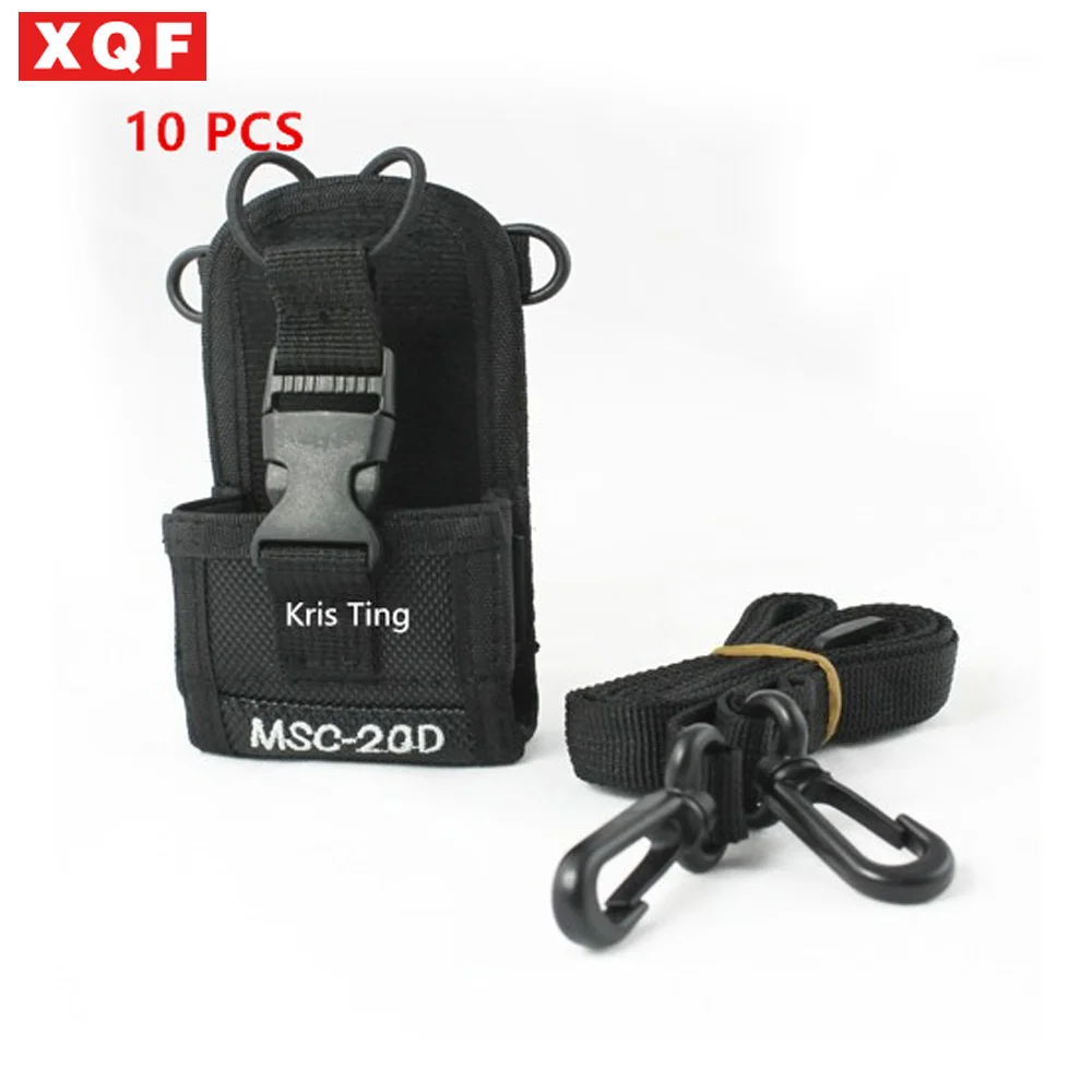 

XQF 10 PCS Nylon Multi-function Radio Case Holder MSC-20D for Kenwood Yaesu Icom Moto HYT Baofeng 5R 888s free shipping