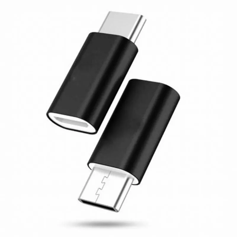 2 шт. USB-C к mi cro USB Адаптер преобразует Тип-C ввод mi cro USB зарядное устройство для Xiaomi mi 5 5S huawei p10 nova zte axon 7 nubia