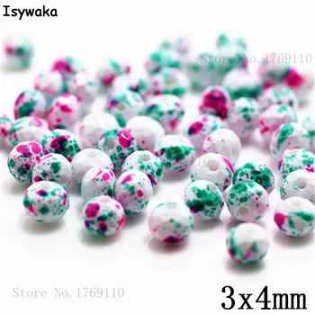

Isywaka 3X4mm 30,000pcs Rondelle Austria faceted Crystal Glass Beads Loose Spacer Round Beads for Jewelry Making NO.18