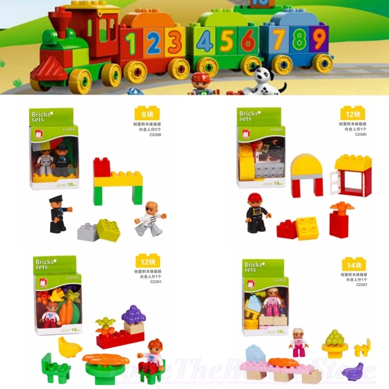 

Legoing Duplo Creator New product Toys Series Figures Kits Set Friends Building Blocks Bricks Kid DIY Gifts Combination Packages