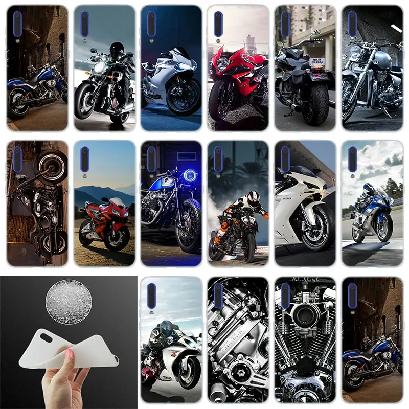 

Silicone Phone Case Coolest Motorcycles For Xiaomi 9 se 8 lite 6X 5X Mi a1 a2 A3 Lite f1 Max 3 redmi 7a Note 7 pro 6 5 go Cover