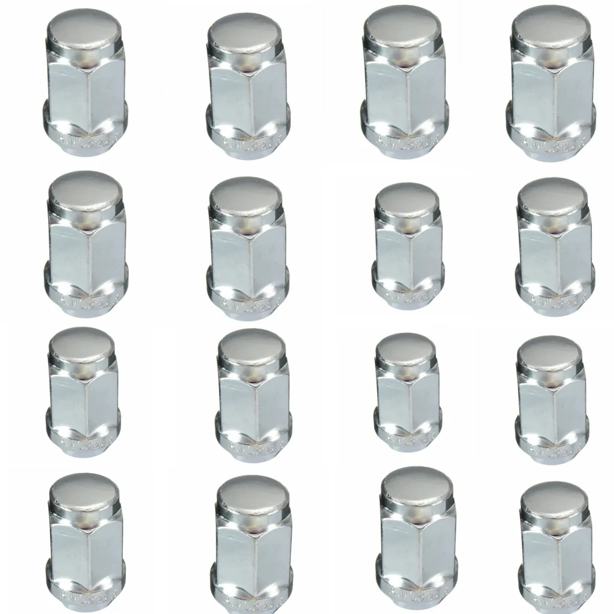 

16pcs M12x1.5 Locking Alloy Steel Car Wheel Nuts 60 Degree Bolt for VW for FORD Sliver