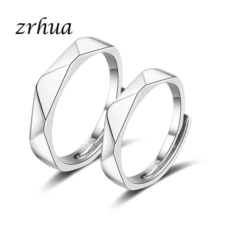 ZRHUA Шарм Мужчины Женщины Ювелирные изделия Обручальные кольца для свадьбы пары