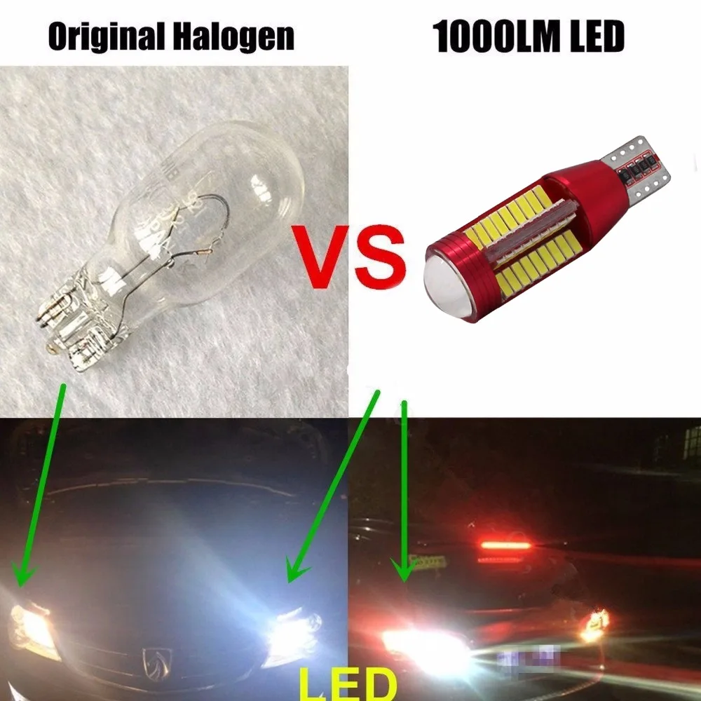 T15 W16W 921 78SMD светодиодный 4014 Авто Canbus ОШИБОК Обратный Свет Подсветка салона