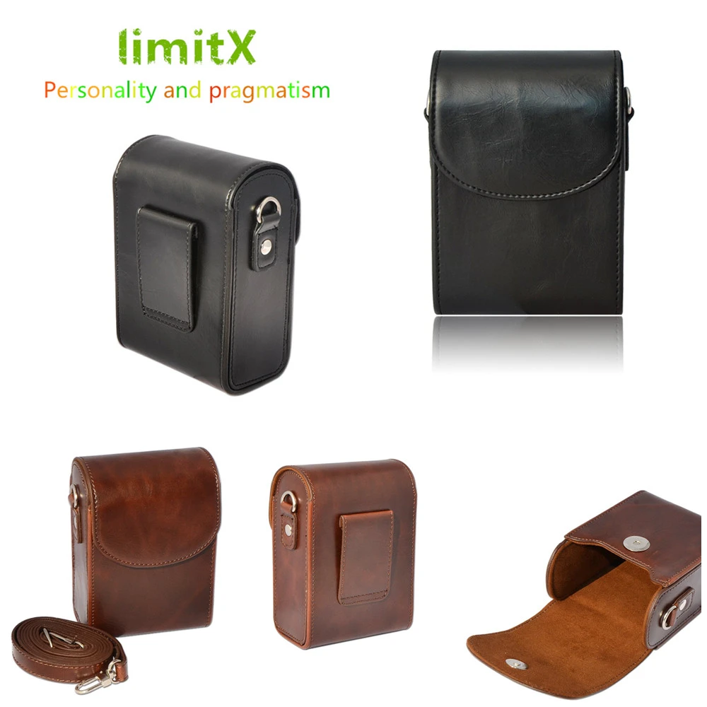 Faux Leather Vintage Case for Panasonic Lumix DMC-TZ100EBK ZS200 TZ200