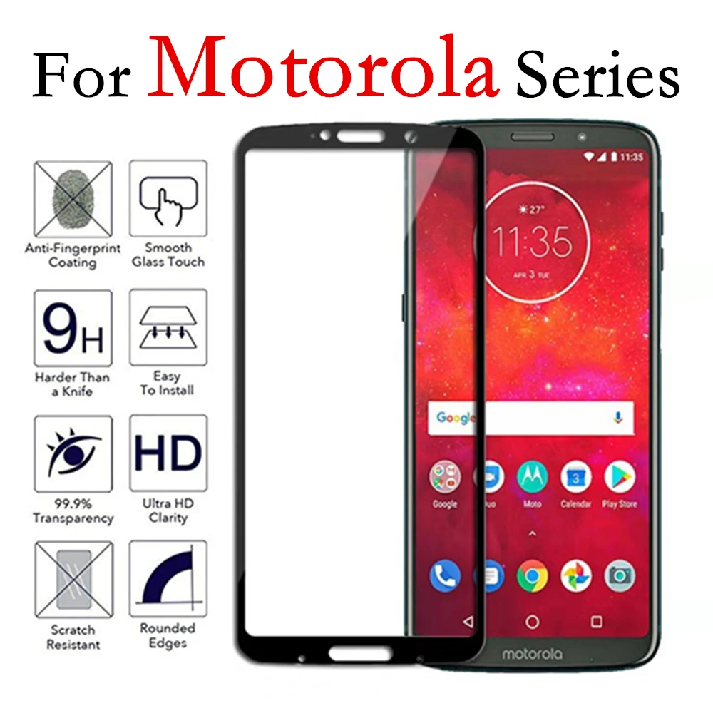 

screen protector on the for motorola moto z2 play z3 c plus glass tempered p30 note one power protective glas 9h film p 30 z 2 3