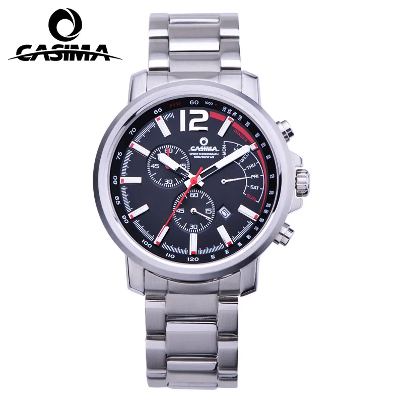 

New Luxury Brand CASIMA Men Watch reloj hombre Casual Sport Men Quartz Watch Luminous Waterproof Male Watches montre homme