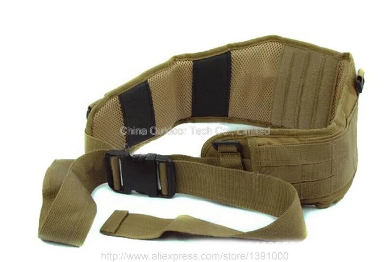 Preise Tactical Getriebe MOLLE Padded Taille Gürtel Mens Airsoft Kampf Strumpf Einstellbare Jagd Taille Unterstützung Armee Militär Gürtel