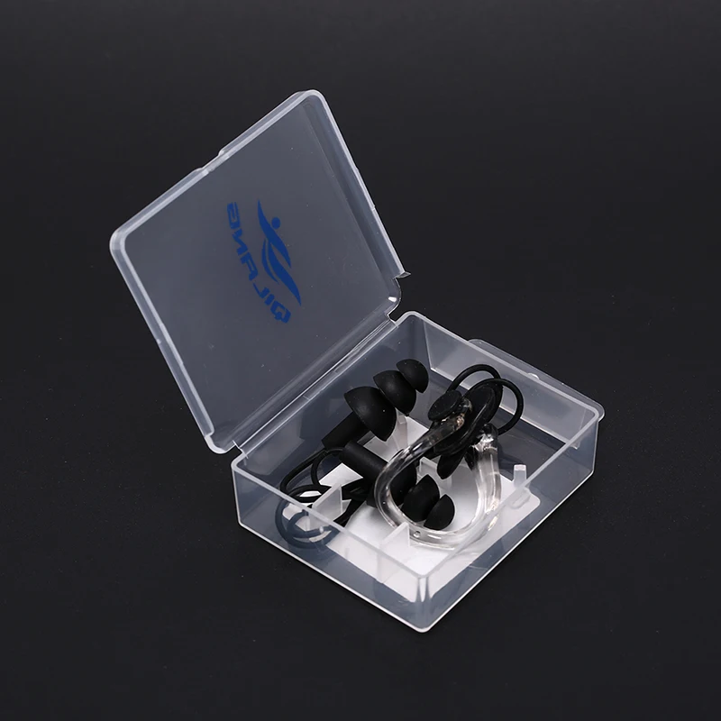 

1Set Soft Silicone Swimming Set Waterproof Nose Clip + Ear Plug Earplug Useful 6 Colors