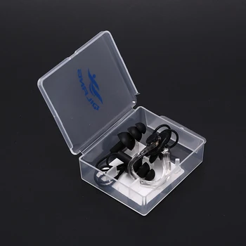 

1Set Soft Silicone Swimming Set Waterproof Nose Clip + Ear Plug Earplug Useful 6 Colors